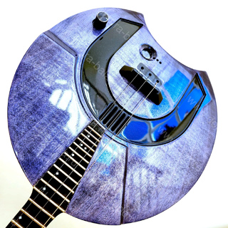 14. Electric domra in blue‑gray color.