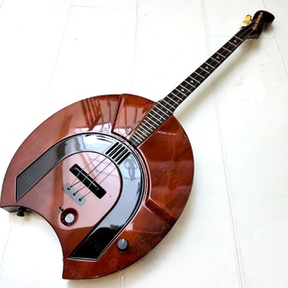 17.Electric alto domra in natural violin brown colour