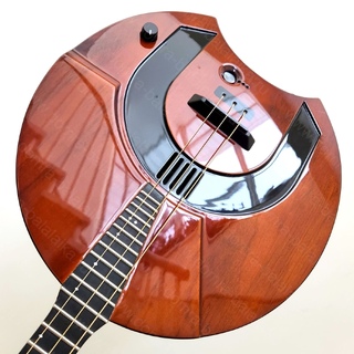 17.Electric alto domra in natural violin brown colour
