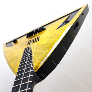 21. Electric balalaika in Camaro Yellow color