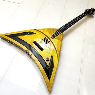 21. Electric balalaika in Camaro Yellow color