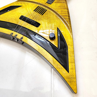 21. Electric balalaika in Camaro Yellow color
