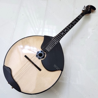 38. A concert‑grade luxury domra in white, “winter” colour
