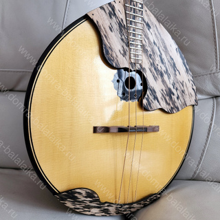 59.We’ve made a concert alto domra with an ebony neck — «Black Leopard».