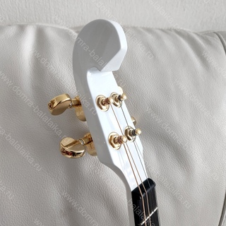76. Domra four-string black-and-white 