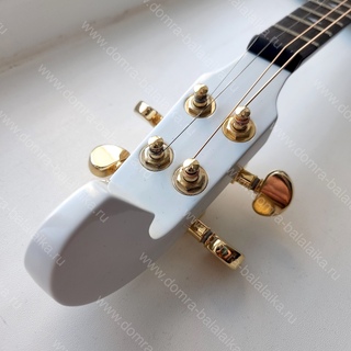 76. Domra four-string black-and-white 