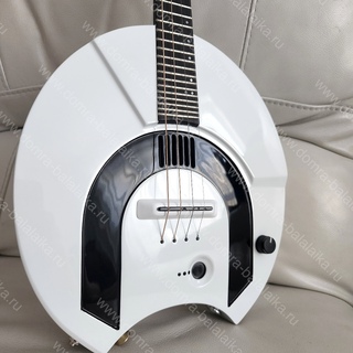 76. Domra four-string black-and-white 