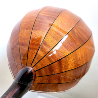 83. Domra with a neck made of flamed ebony