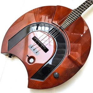 17.Electric alto domra in natural violin brown colour