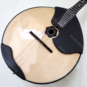 38. A concert‑grade luxury domra in white, “winter” colour